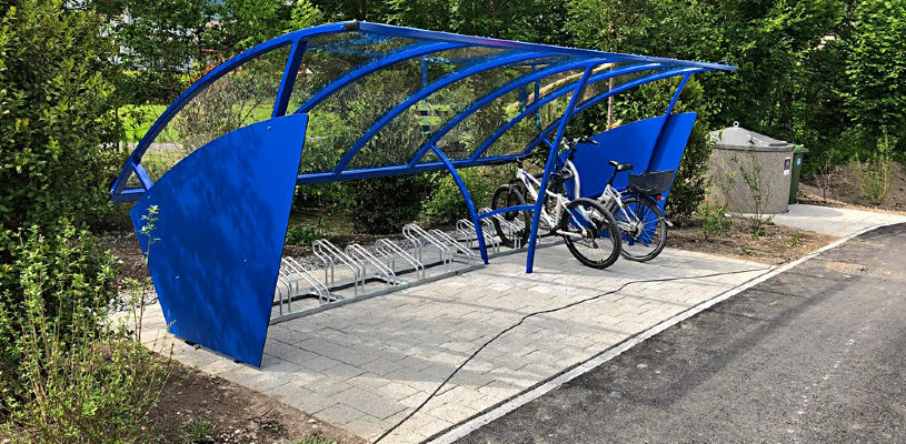 Fahrradüberdachungen zum Schutz vor Wind und Wetter