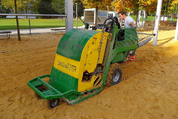 Professionelle Sandreinigung